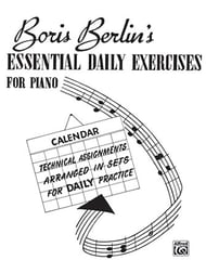 Essential Daily Exercises for Piano piano sheet music cover
